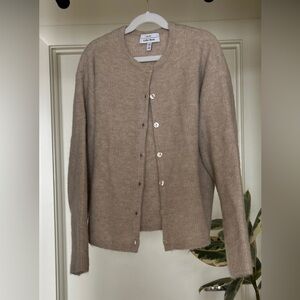 & other stories alpaca wool cardigan